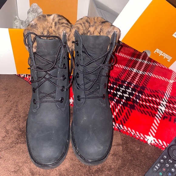 TIMBERLAND Women's Kinsley 6-Inch Waterproof Boot Cheetah size 8.5 - Picture 8 of 9